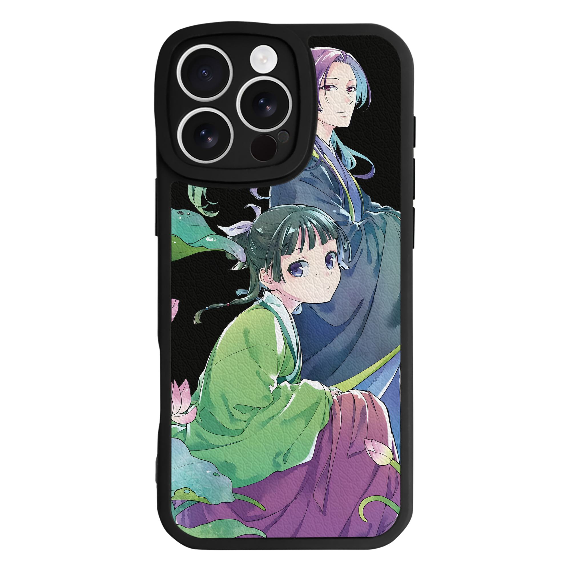 （画像用） 薬屋のひとりごと The Apothecary Diaries 【iPhone 16シリーズ対応】シリコンスマホケース（レザー調） 材質：シリコン